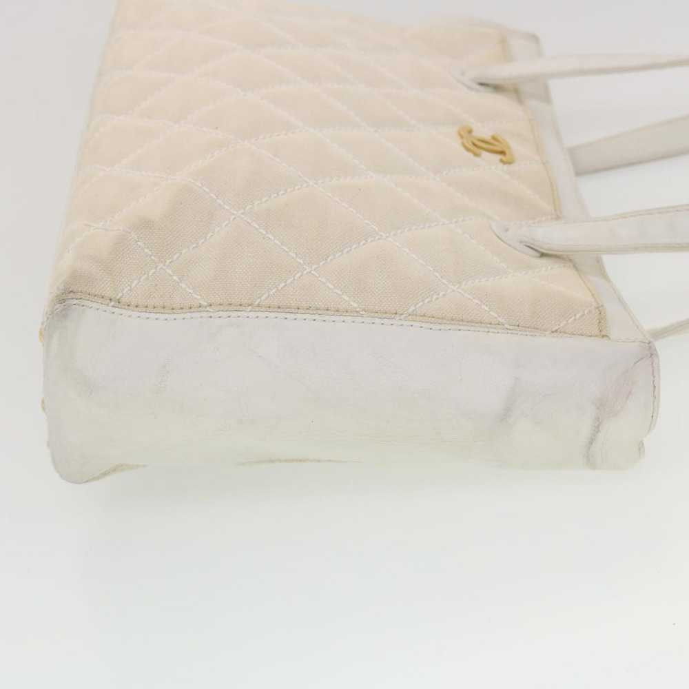 Chanel CHANEL Matelasse Wild Stitch Tote Bag Canv… - image 4