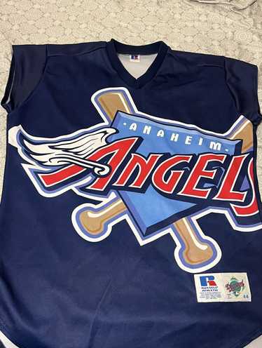 Vintage Russell Athletic Anaheim Angels Baseball Jersey Size Youth