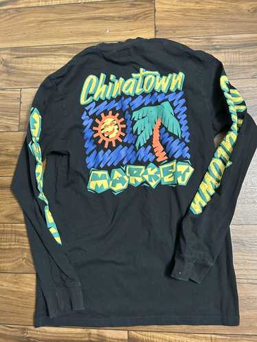 Market × Vintage vintage Chinatown Market black g… - image 1