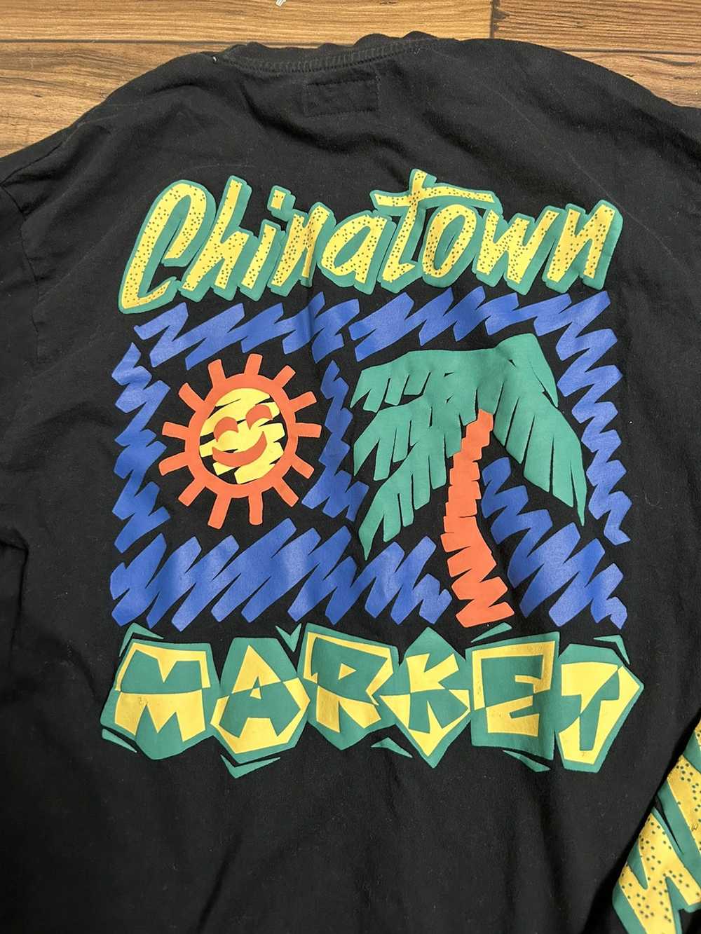 Market × Vintage vintage Chinatown Market black g… - image 3