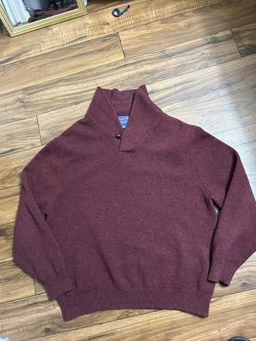 Pendleton × Vintage maroon Pendleton sweater shet… - image 1