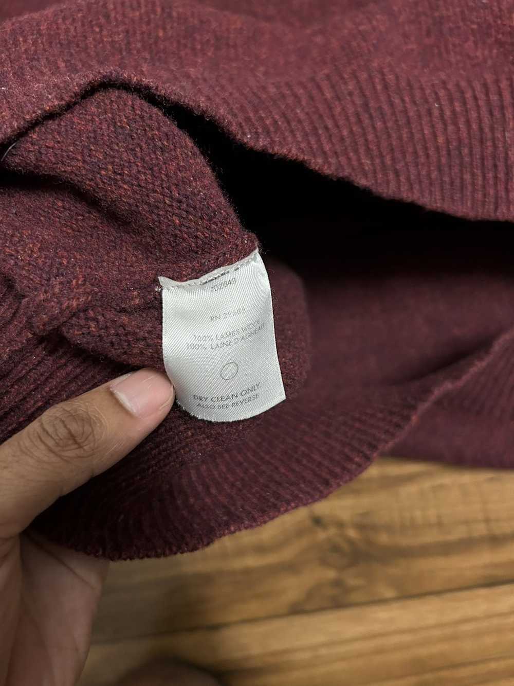 Pendleton × Vintage maroon Pendleton sweater shet… - image 4