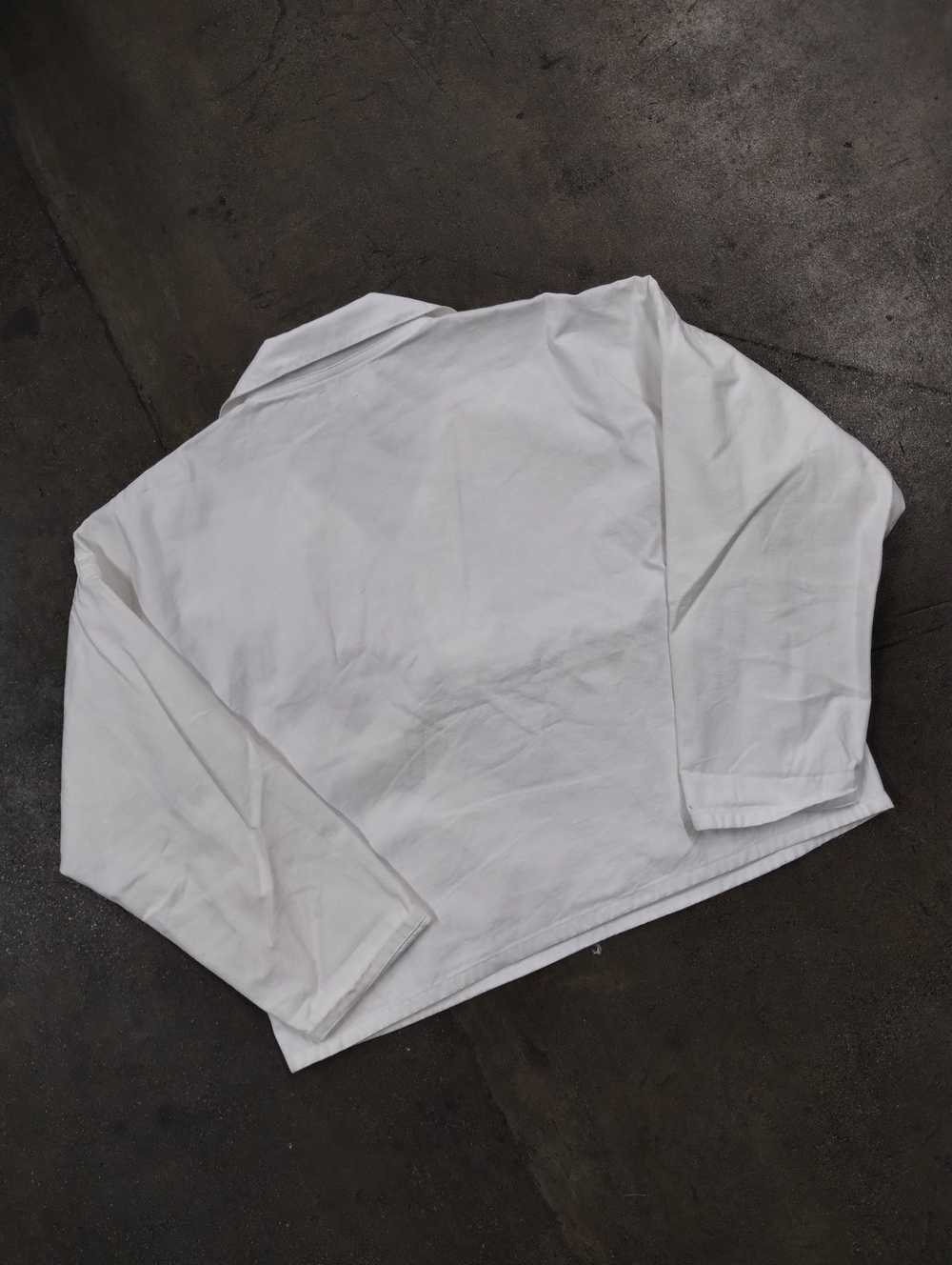 Vintage Vintage 1990s White Cotton Anorak Jacket - image 4