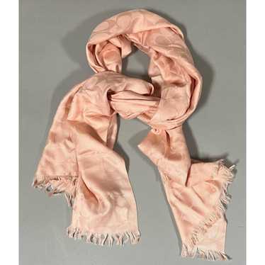 Coach - Authenticated Scarf - Cashmere Pink Plain for Women, Never Worn, with Tag