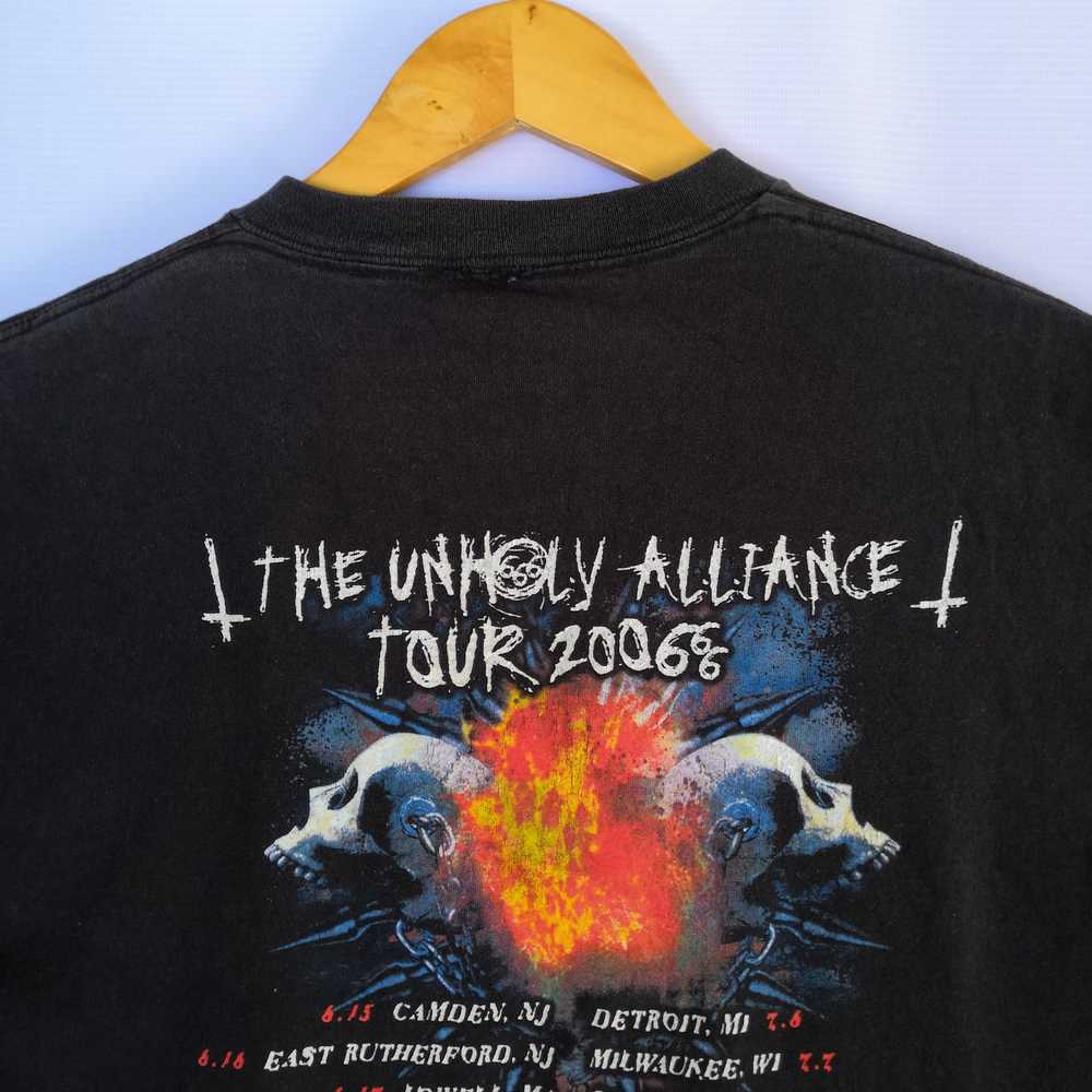 Band Tees × Vintage Unholy Alliance Tour T-Shirt … - image 4