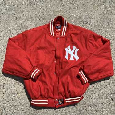 Vintage 10s+ Red MLB New York Yankees Vest - X-Large Polyester