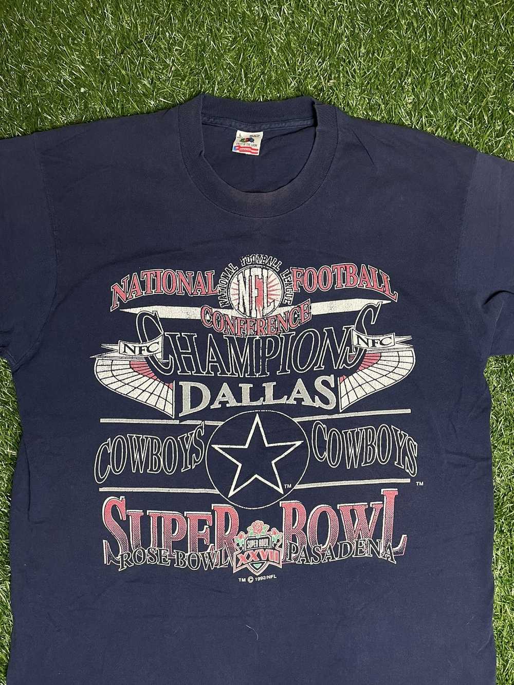 Fruit Of The Loom × NFL × Vintage 1992 Dallas Cow… - image 2