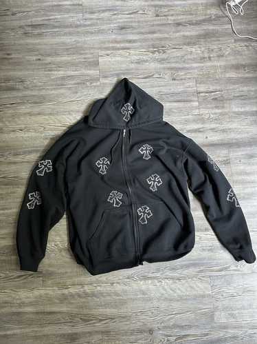 Japanese Brand Simplicity cross hoodie - image 1