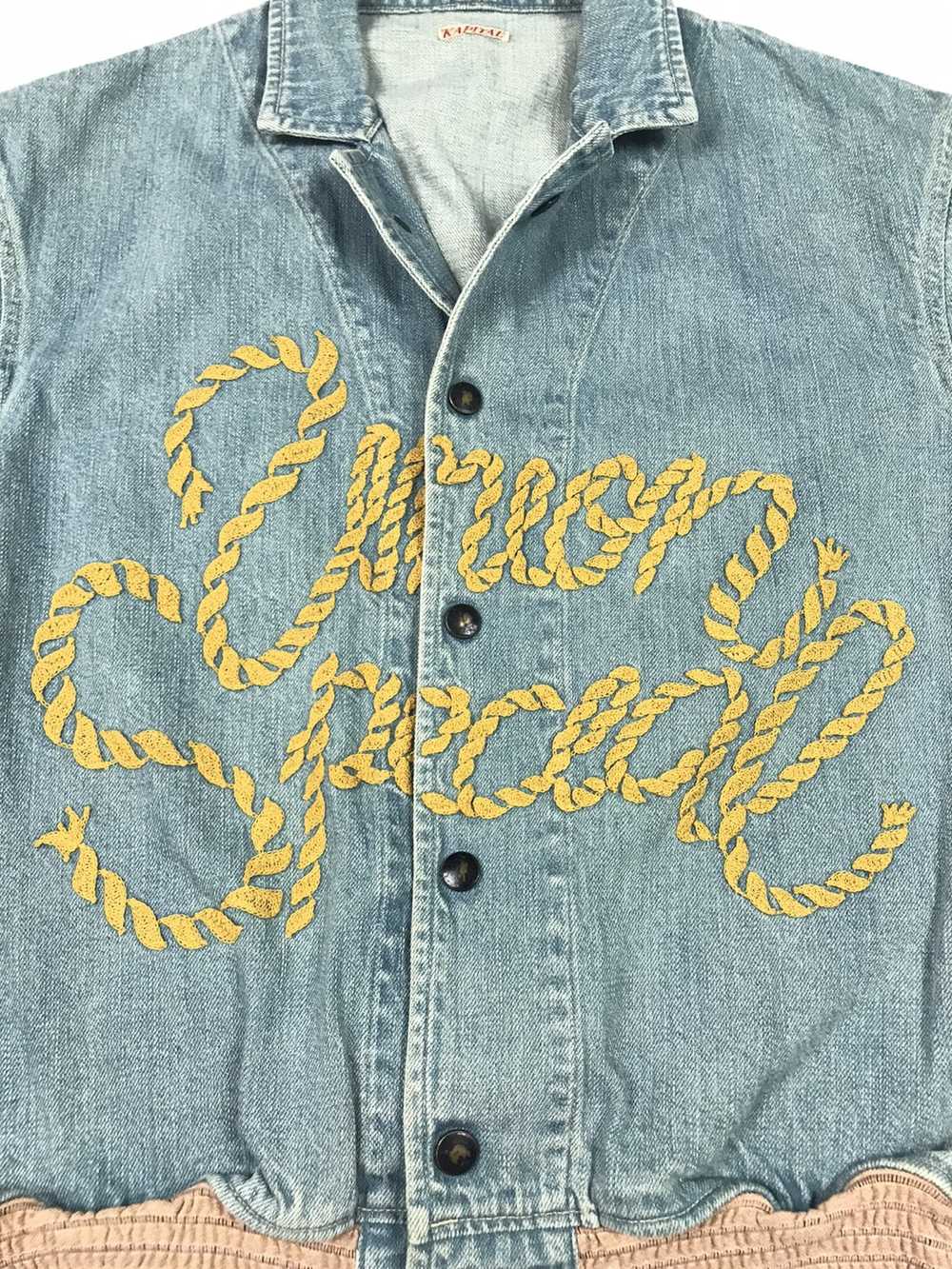 Kapital Kapital Union Special Embroidered Denim J… - image 4