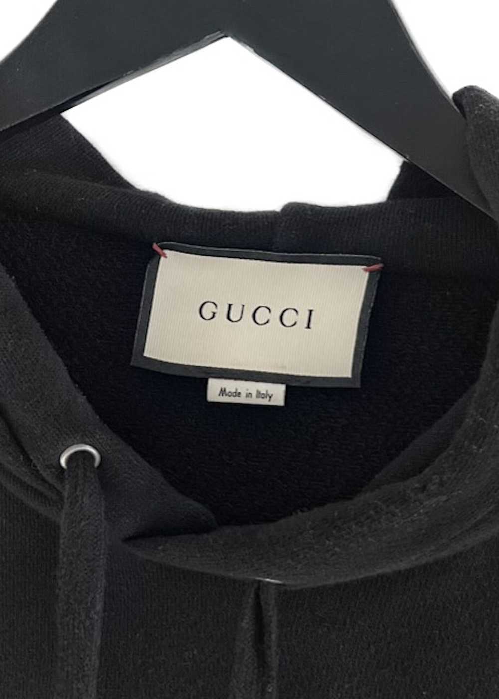 Gucci Gucci "Fake Logo" GG Black Oversized Hoodie - image 5