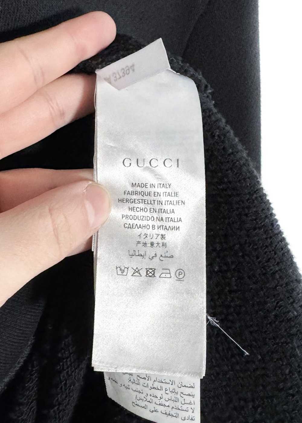 Gucci Gucci "Fake Logo" GG Black Oversized Hoodie - image 9