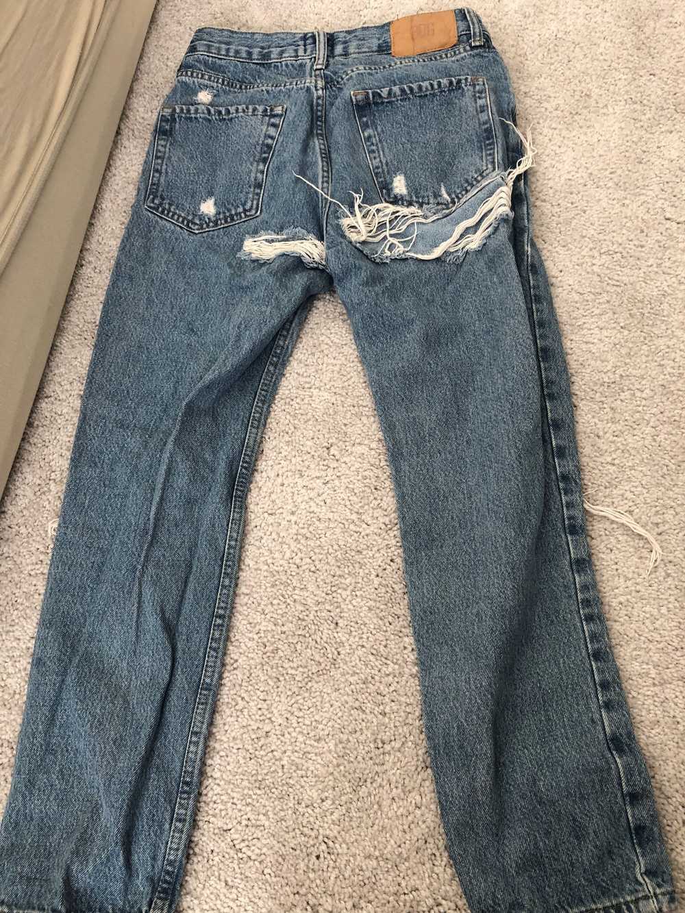 Bdg Destroyed dad jeans Sz 28 - image 4