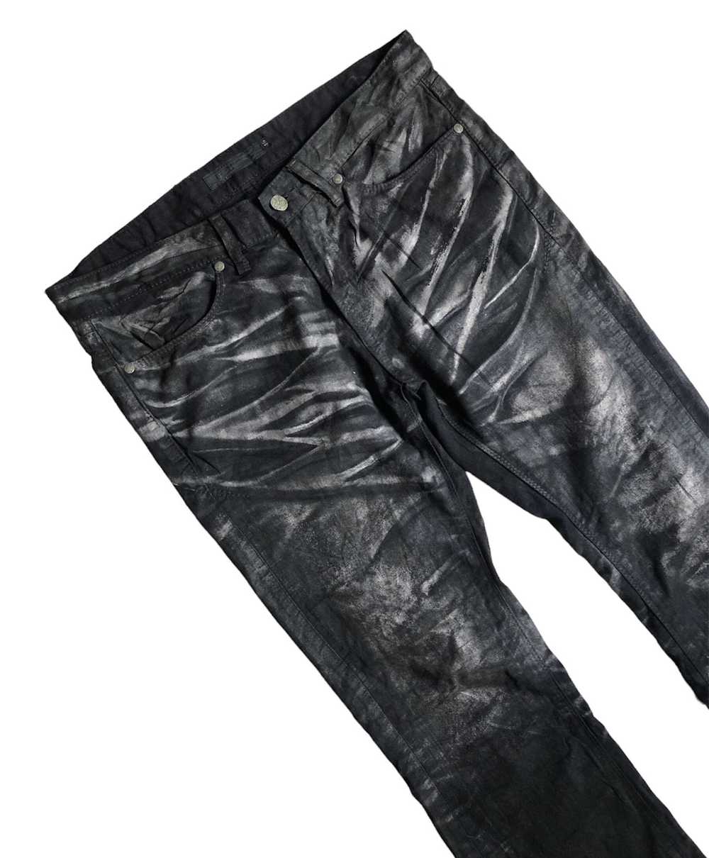 Vintage Fuga waxed design flared pants - image 10