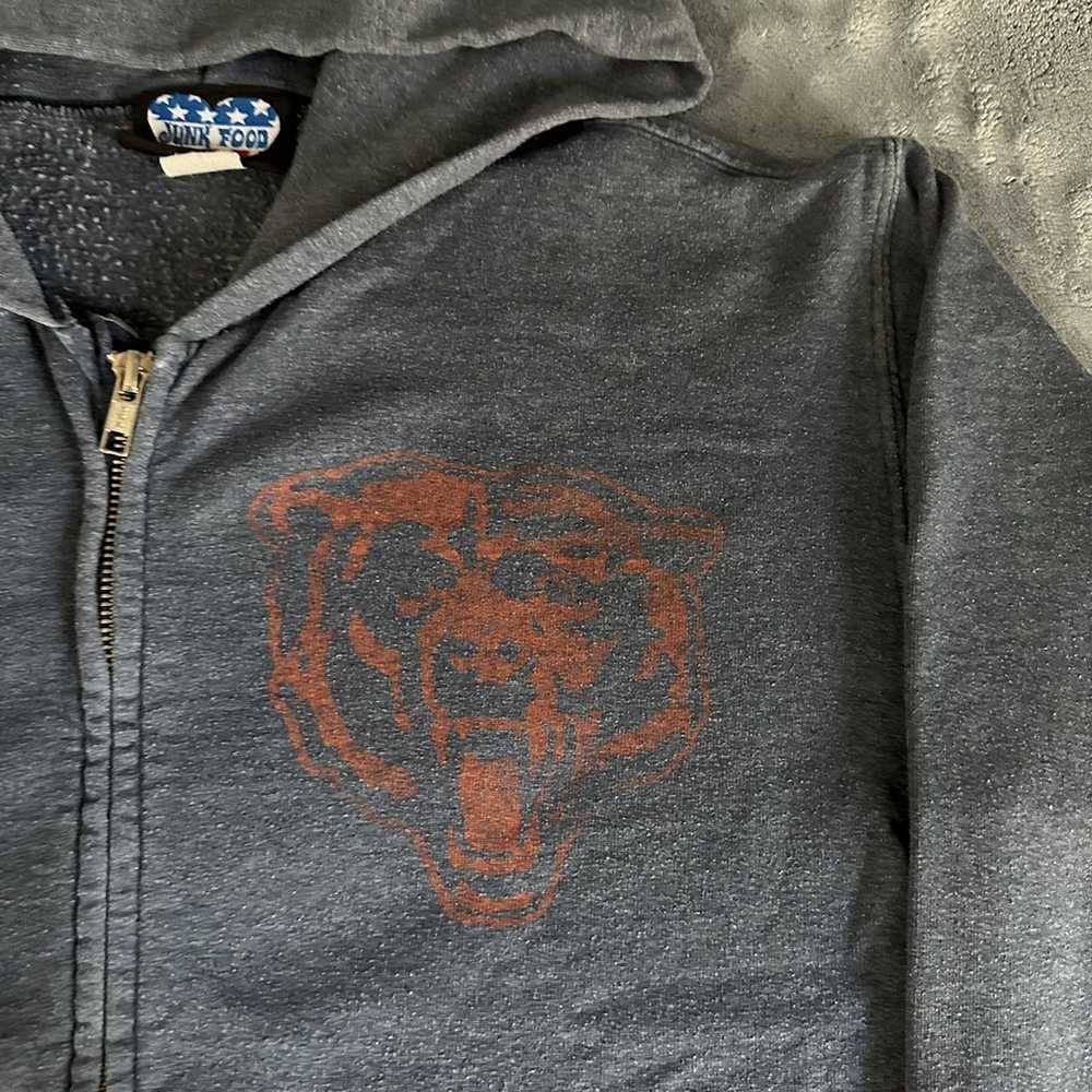 Junk Food × Vintage Vintage Chicago Bears Zip Up … - image 2