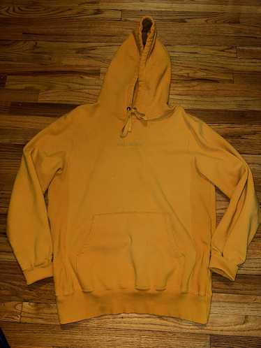 Aime Leon Dore Reverse Fleece Hooded Sweatshirt in Mustard
