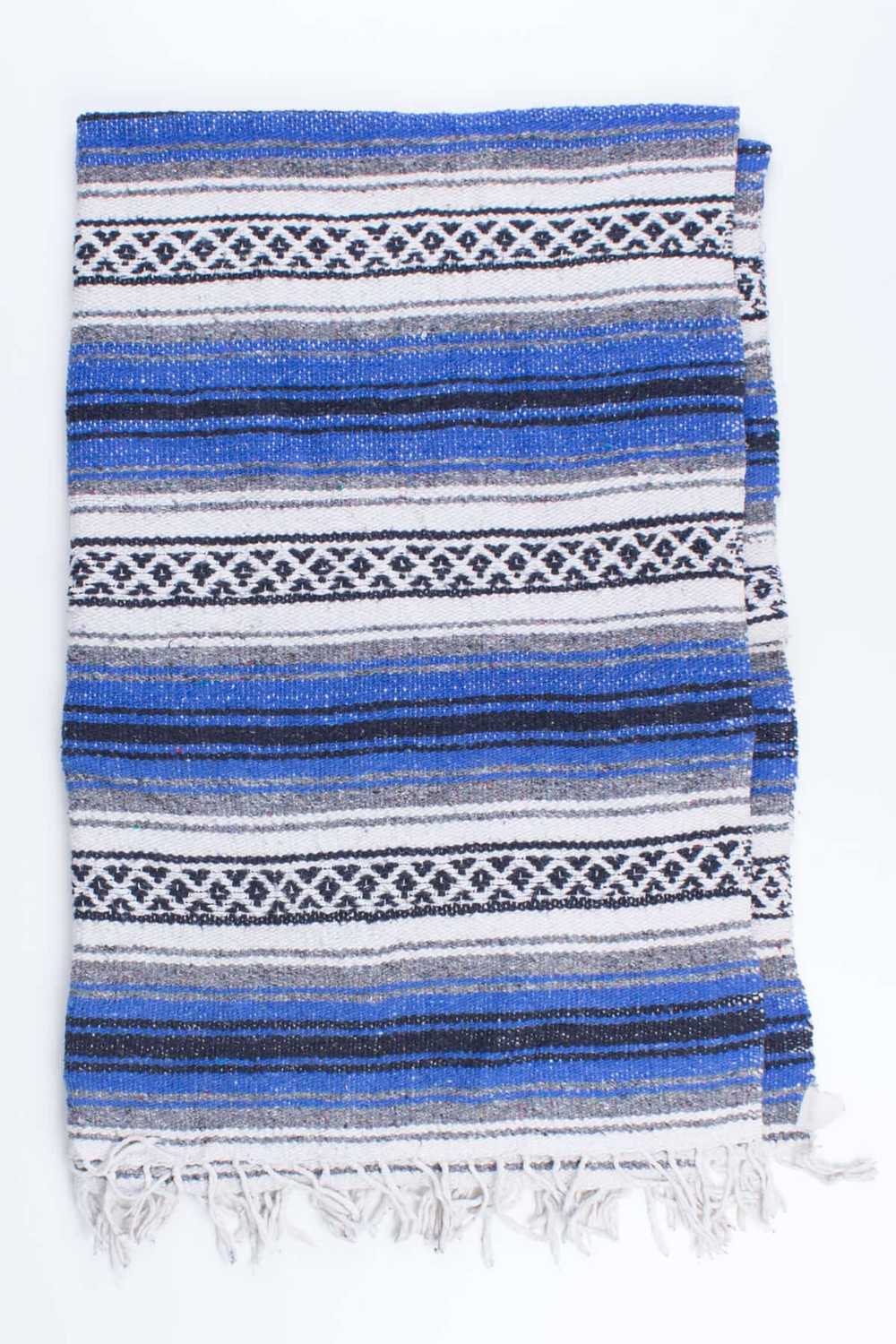 Blue & Grey Baja Blanket - image 1