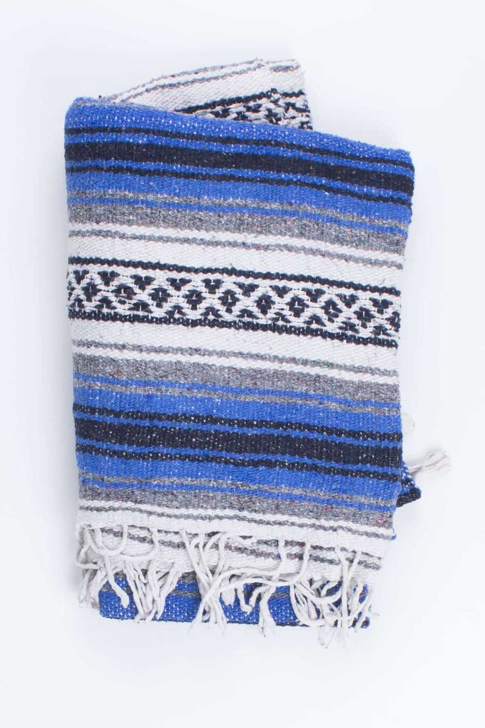 Blue & Grey Baja Blanket - image 2