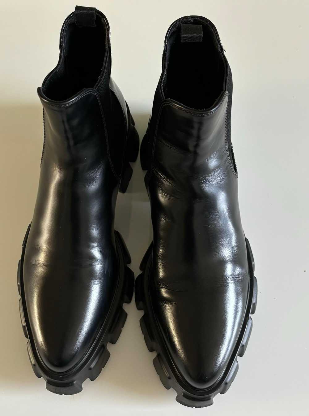 Prada Prada Monolith Black Chelsea Boots - image 2