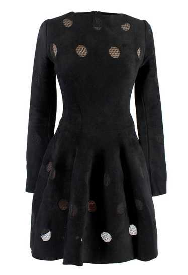 Managed by hewi Alaïa Stretch Velvet Jalousie Dres