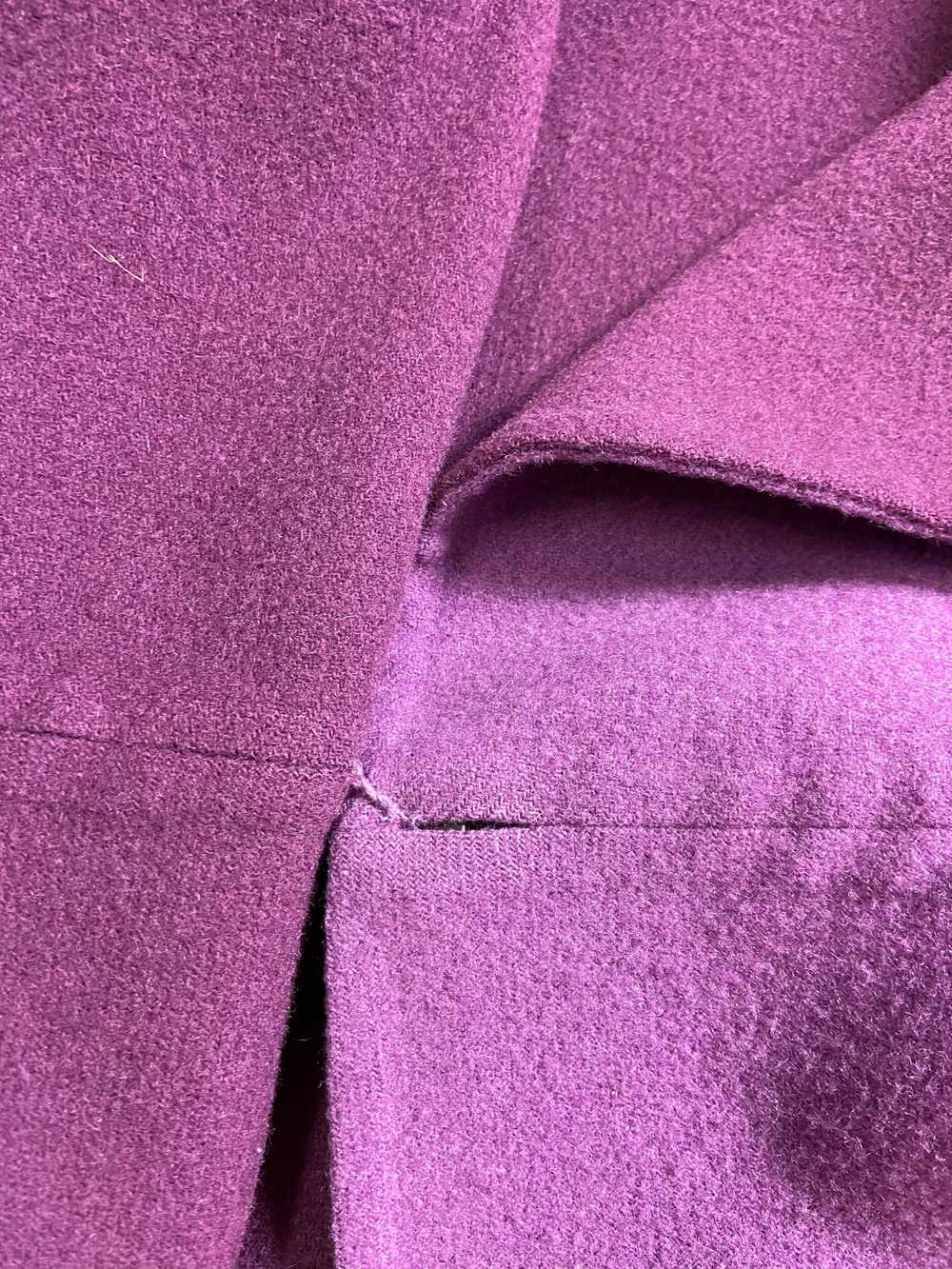 1980s Purple Double Faced Pauline Trigere Coat - image 10
