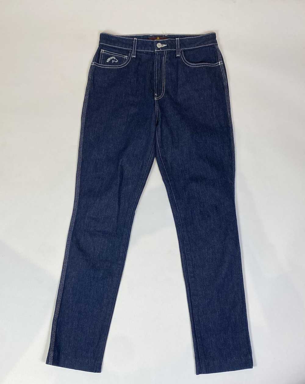 Y2k Vintage Blue Black Low Rise Jordache Pocketless Jeans [XL] – The  Diamond Hanger