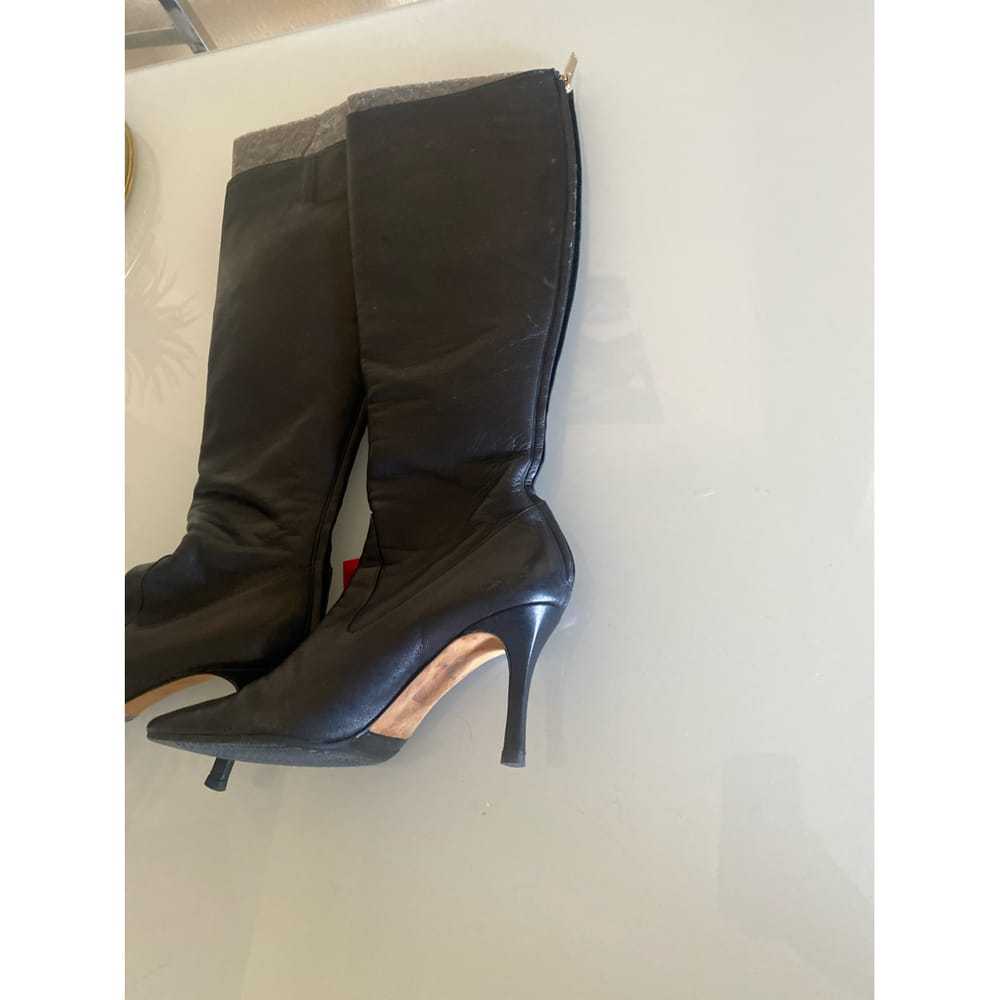 Carolina Herrera Leather riding boots - image 5