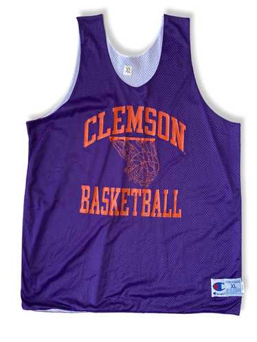 Vintage Champion Clemson Practice Basketball Jerse