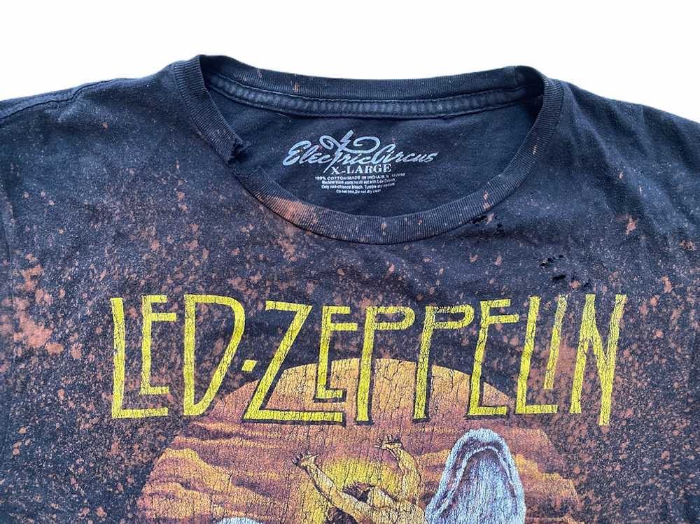 Distressed & Bleached Lef Zeppelin U.S. Tour 1975… - image 3