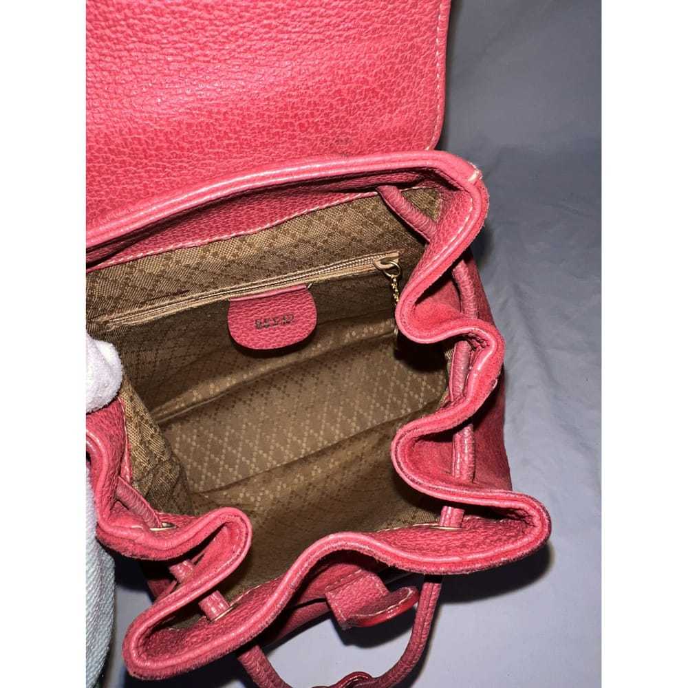 Gucci Bamboo leather backpack - image 6