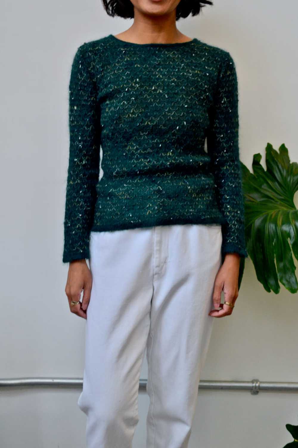 Evergreen Mohair Sweater - image 1