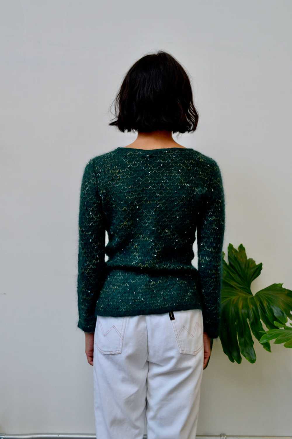 Evergreen Mohair Sweater - image 2