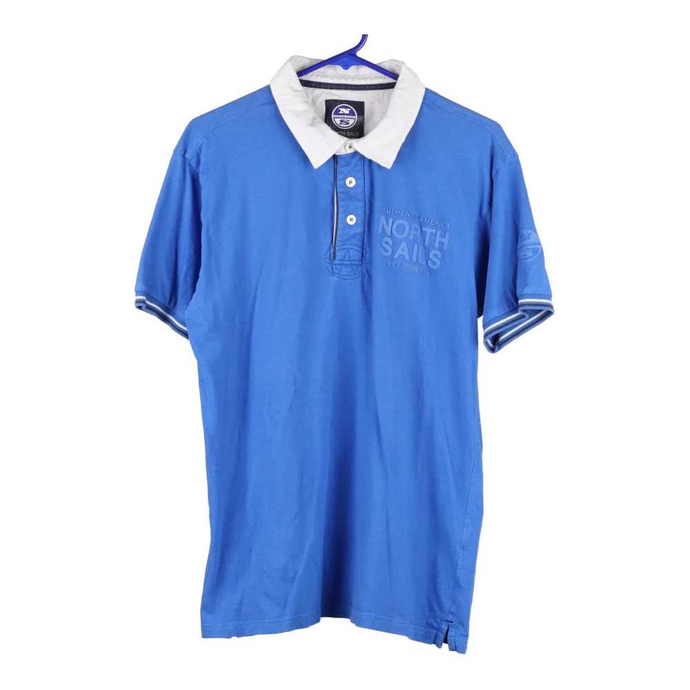 North Sails Polo Shirt - XL Blue Cotton - image 1