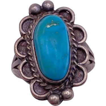 Native American Crafted Vintage Ring Sterling Sil… - image 1