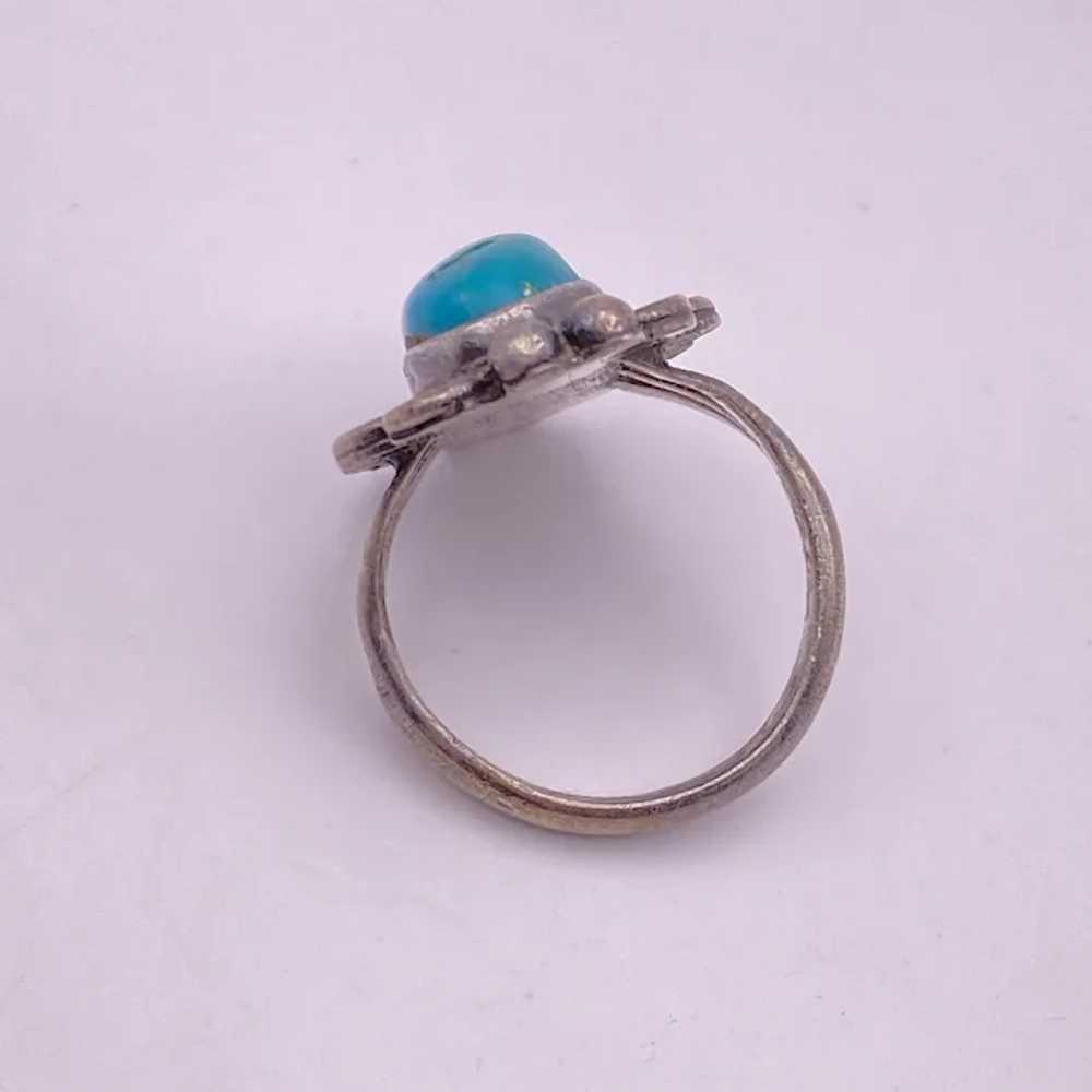 Native American Crafted Vintage Ring Sterling Sil… - image 2