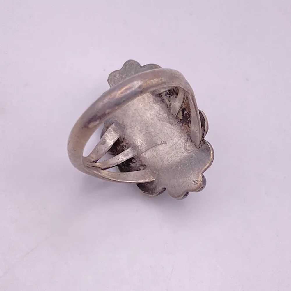 Native American Crafted Vintage Ring Sterling Sil… - image 3