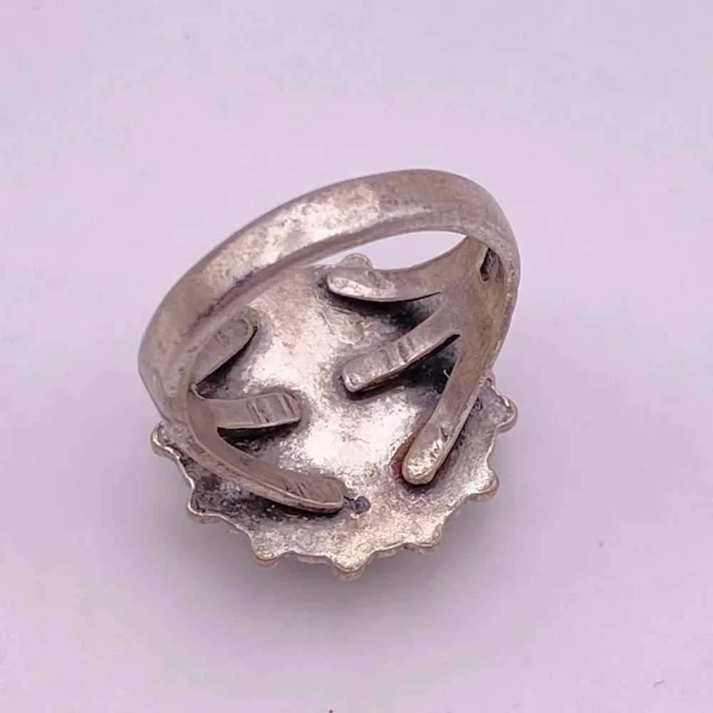 Native American Crafted Vintage Ring Sterling Sil… - image 4