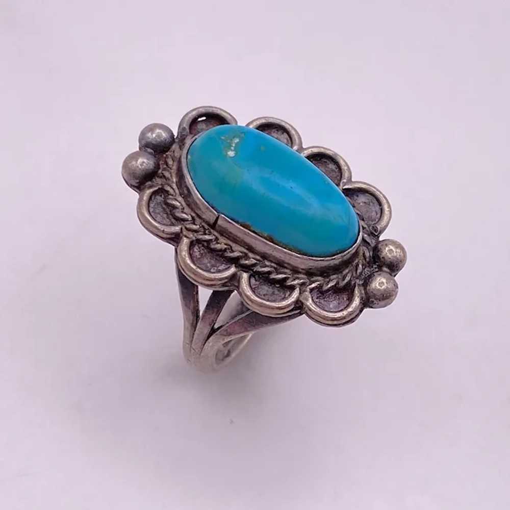 Native American Crafted Vintage Ring Sterling Sil… - image 5