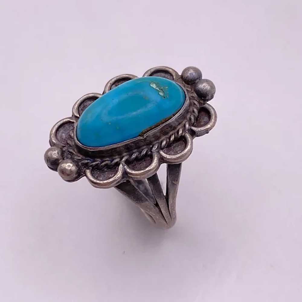 Native American Crafted Vintage Ring Sterling Sil… - image 6