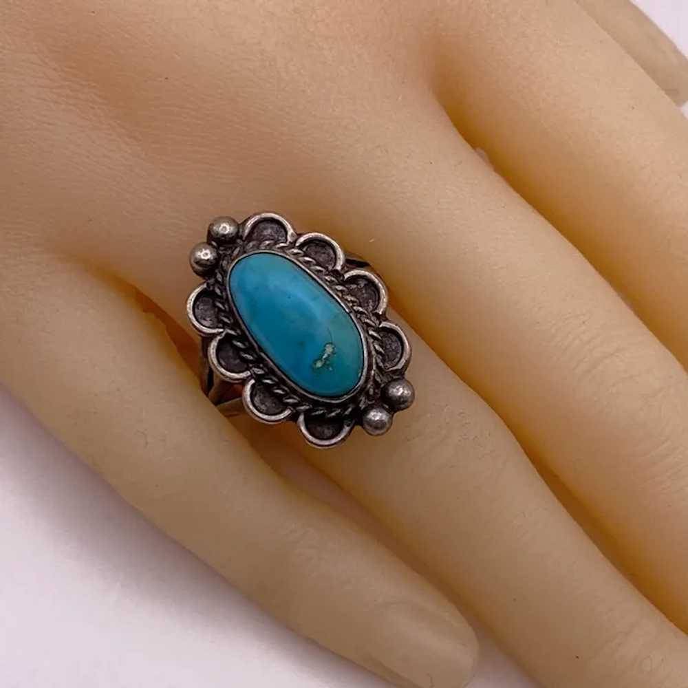 Native American Crafted Vintage Ring Sterling Sil… - image 7