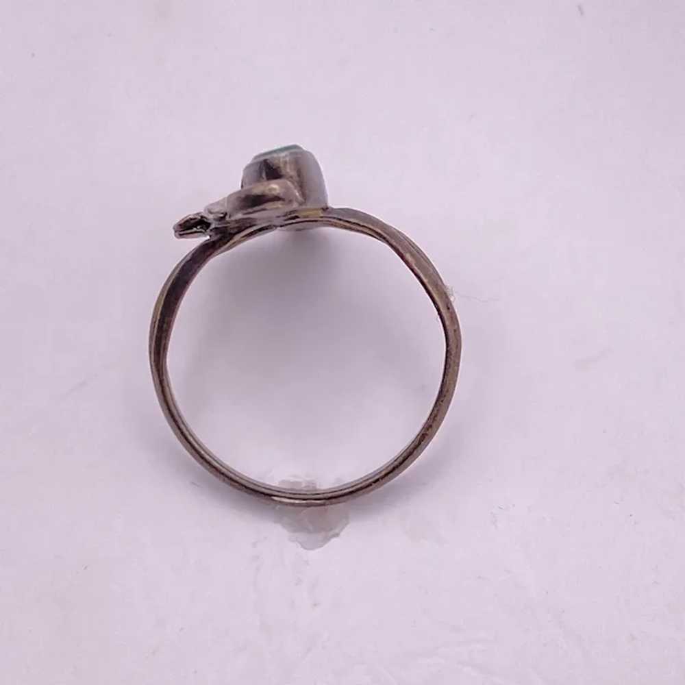 Native American Crafted Vintage Ring Sterling Sil… - image 5