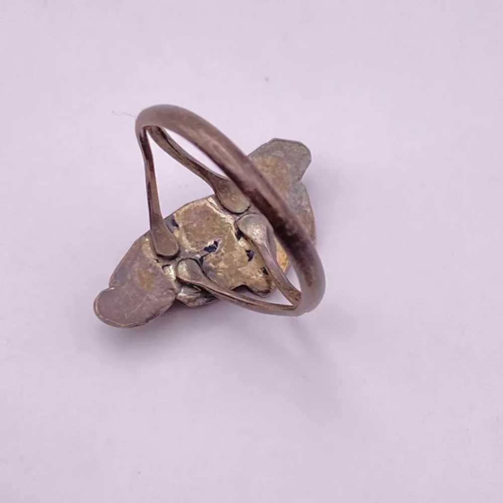 Native American Crafted Vintage Ring Sterling Sil… - image 6