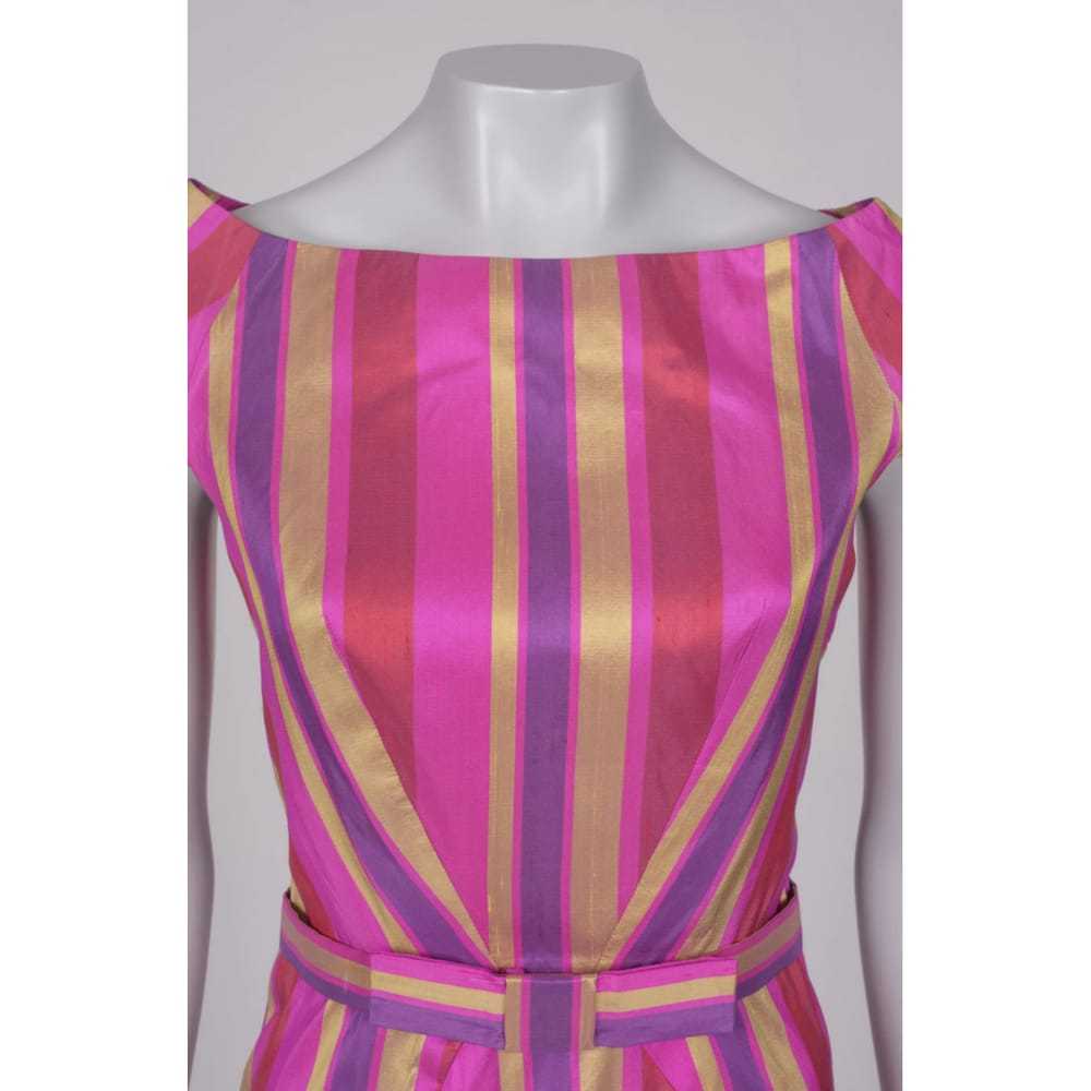 Dior Silk mid-length dress - image 3