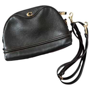 Cartable mini sierra leather handbag Coach Gold in Leather - 38126784