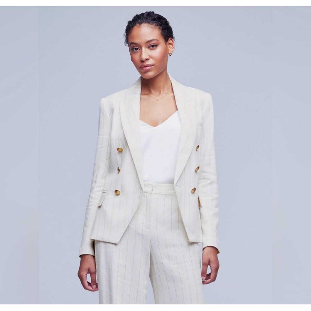 L'Agence Linen blazer - image 2