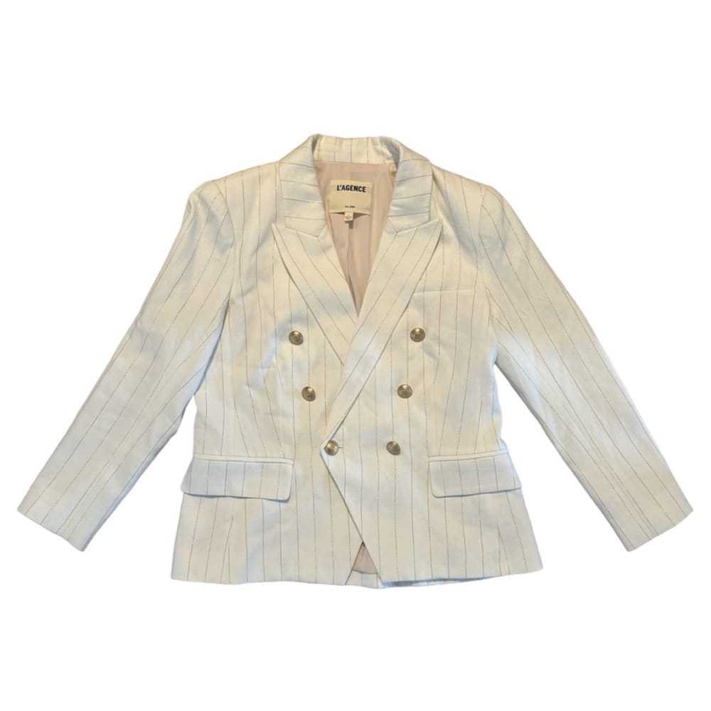 L'Agence Linen blazer - image 5