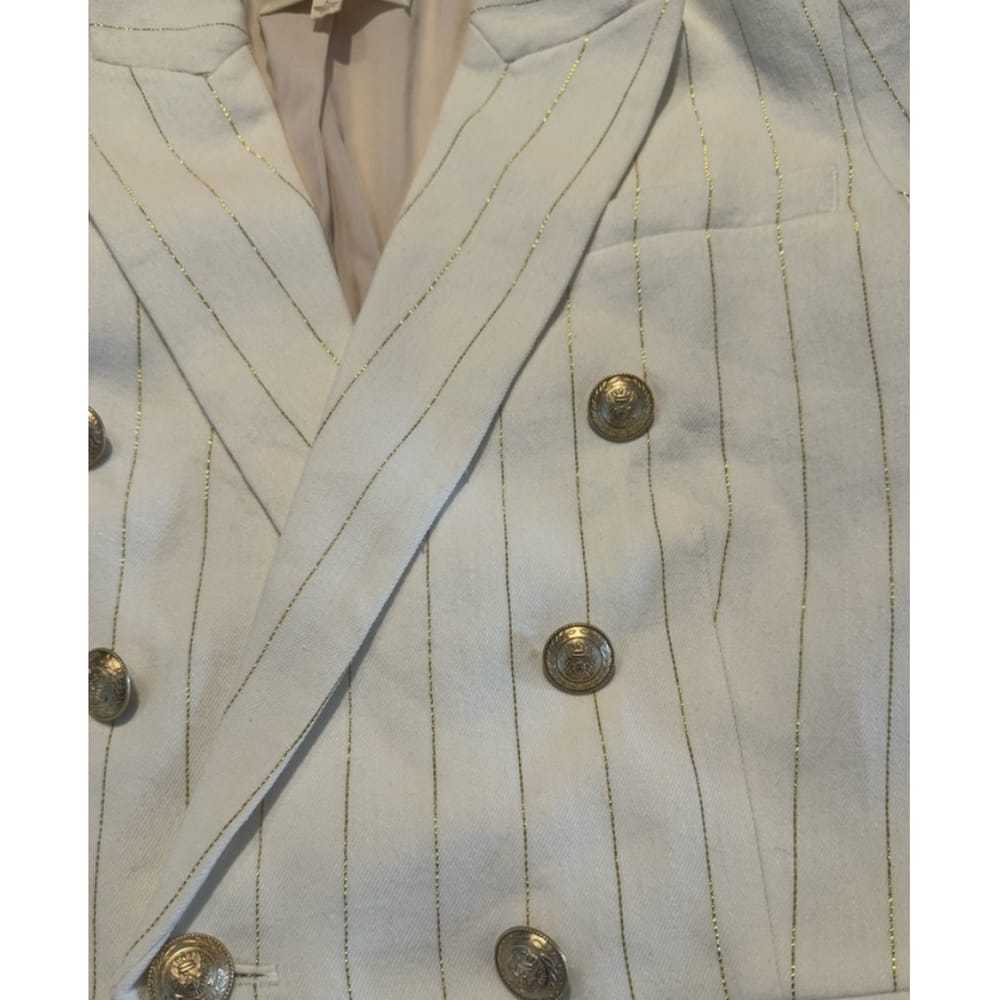 L'Agence Linen blazer - image 8