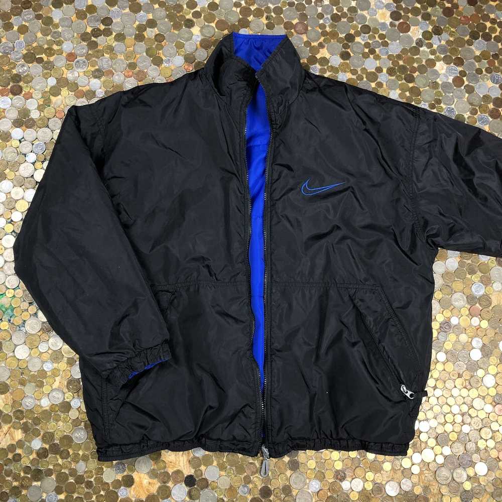 Nike × Vintage Nike Vintage Puffer Bomber jacket … - image 2