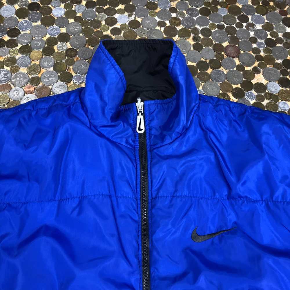 Nike × Vintage Nike Vintage Puffer Bomber jacket … - image 4