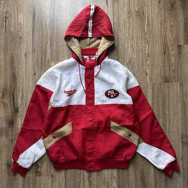 1990-95 SAN FRANCISCO 49ERS APEX ONE PRO LINE RAIN COAT L - Classic  American Sports