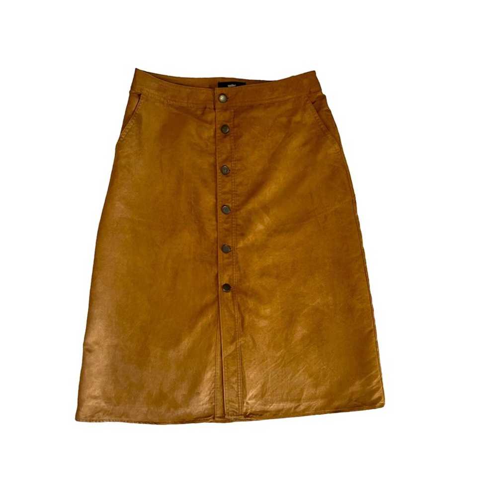 Mossimo Mossimo Tan Suede Skirt. Size:10 - image 5